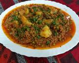 Mutton mince with green peas potato recipe step 2 photo