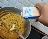 A picture of step 12 of Methi Matar Malai.