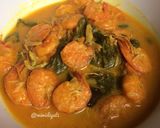 Foto langkah ke 9 dari resep Gulai Udang Daun Singkong.