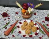 A picture of step 4 of Murmura Jaggery ladoos(murmura ladoo).
