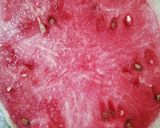 A picture of step 1 of Three colour fruit salad.