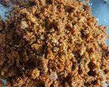 A picture of step 4 of Coconut+lasun chutney.