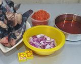 A picture of step 1 of Fresh fish soup.
