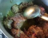 A picture of step 3 of Mutton biryani.