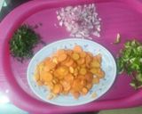 A picture of step 3 of Yellow beans stew with soft layered chapos.
