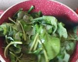 Gambar langkah 4 resipi Sayur Bayam.