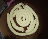 Foto del paso 2 de la receta: Torta de trufa, ganache de chocolate blanco y brillo espejo