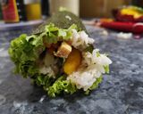 A picture of step 8 of Vegan Gimbap.