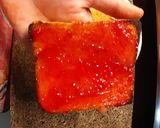 A picture of step 3 of Peanut butter jam sandwich.