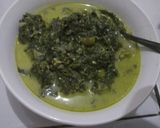 Foto langkah ke 4 dari resep Kalumpe / gangan daun singkong/ gulai ubi tumbuk.