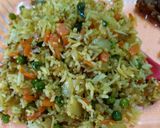 A picture of step 10 of Vegetable Fried Rice.