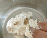 A picture of step 1 of Kurkuray Dahi Puri 😋😋.