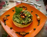 A picture of step 8 of Rice with Zucchini Pesto and Mussels.