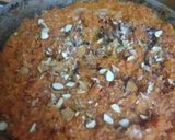 A picture of step 2 of Gajar ka halwa.