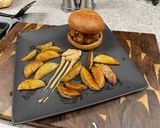 A picture of step 11 of BBQ Pork n’ Cheddar Burger.