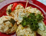 Foto langkah ke 5 dari resep Bola-Bola Tahu Kukus Isi Telur Puyuh.