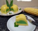 Cara Membuat Puding Jagung Pandan 6