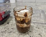 A picture of step 5 of S'mores Pudding.