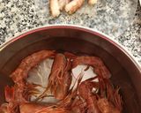 Foto del paso 2 de la receta: Brazo gitano de calabacín con Gambones y bocas de mar