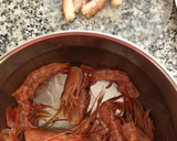 Foto del paso 2 de la receta: Brazo gitano de calabacín con Gambones y bocas de mar