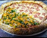 Foto del paso 4 de la receta: PIZZA, 🍕 Mitad Esquite, Mitad Jamón Queso...!