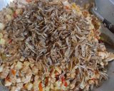 Foto langkah ke 5 dari resep Tumis tahu tempe teri kentang untuk jumber 50 porsi.