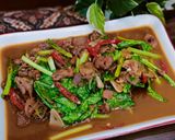 Foto langkah ke 6 dari resep Cah Sawi Bumbu Sate.