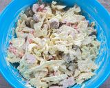 Káposztás tészta saláta ￼ recept fázis 6 fotója