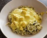 A picture of step 9 of Chicken- Pesto Pasta.