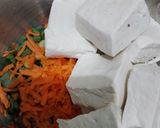 Foto langkah ke 1 dari resep Corah Tahu mix Sayuran.