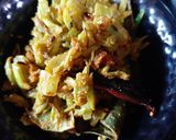 A picture of step 8 of Lau Khosha Ghonto.