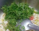 A picture of step 5 of Dill leaves Rice.