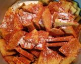 A picture of step 2 of Elephant Yam Fry.