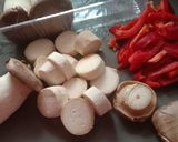 Foto langkah ke 1 dari resep 21_ Tumis Jamur Paprika.