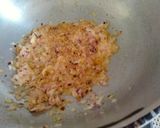 A picture of step 4 of MexicanTortilla wrap with Salsa.