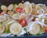Foto del paso 1 de la receta: Rustidera de dorada con verduras de temporada