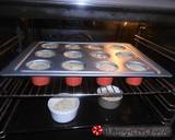 Αλμυρά muffins με λιωμένη καρδιά τυριών και ζαμπόν φωτογραφία βήματος 19