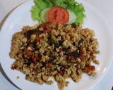 รูปขั้นตอนการทำที่ 6 ของ ไก่ผัดใบกระเพรา