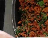 A picture of step 6 of Baked Mince and Spinach Eggs.