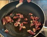 Foto del paso 1 de la receta Arroz con butifarra y puntas de jamón