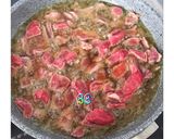 Foto langkah ke 1 dari resep Daging sapi masak paprika (menu sahur/berbuka puasa).