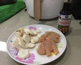 รูปขั้นตอนการทำที่ 1 ของ สันในไก่ผัดเห็ดซอสเทริยากิ ง่ายๆ