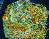 Foto del paso 2 de la receta: Tallarines con vegetales y salsa Huaxitian