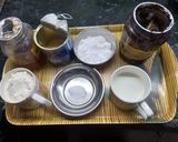 A picture of step 1 of Dora cake.