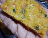 A picture of step 6 of Steamed Poha Veggie bites.