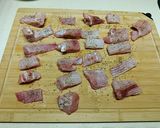 Foto del paso 3 de la receta: Revuelto de brócoli con patatas y trompeta amarilla y raya rebozada