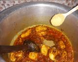 A picture of step 6 of Chicken daal.