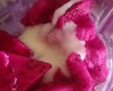 Gambar langkah 1 resipi Dragon Fruit Juice.