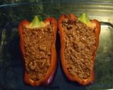 Foto del paso 4 de la receta: Pimiento relleno de ternera al horno