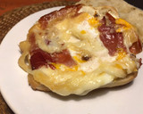 Foto del paso 4 de la receta: Bocata de pan Chapata con jamón,huevo y queso